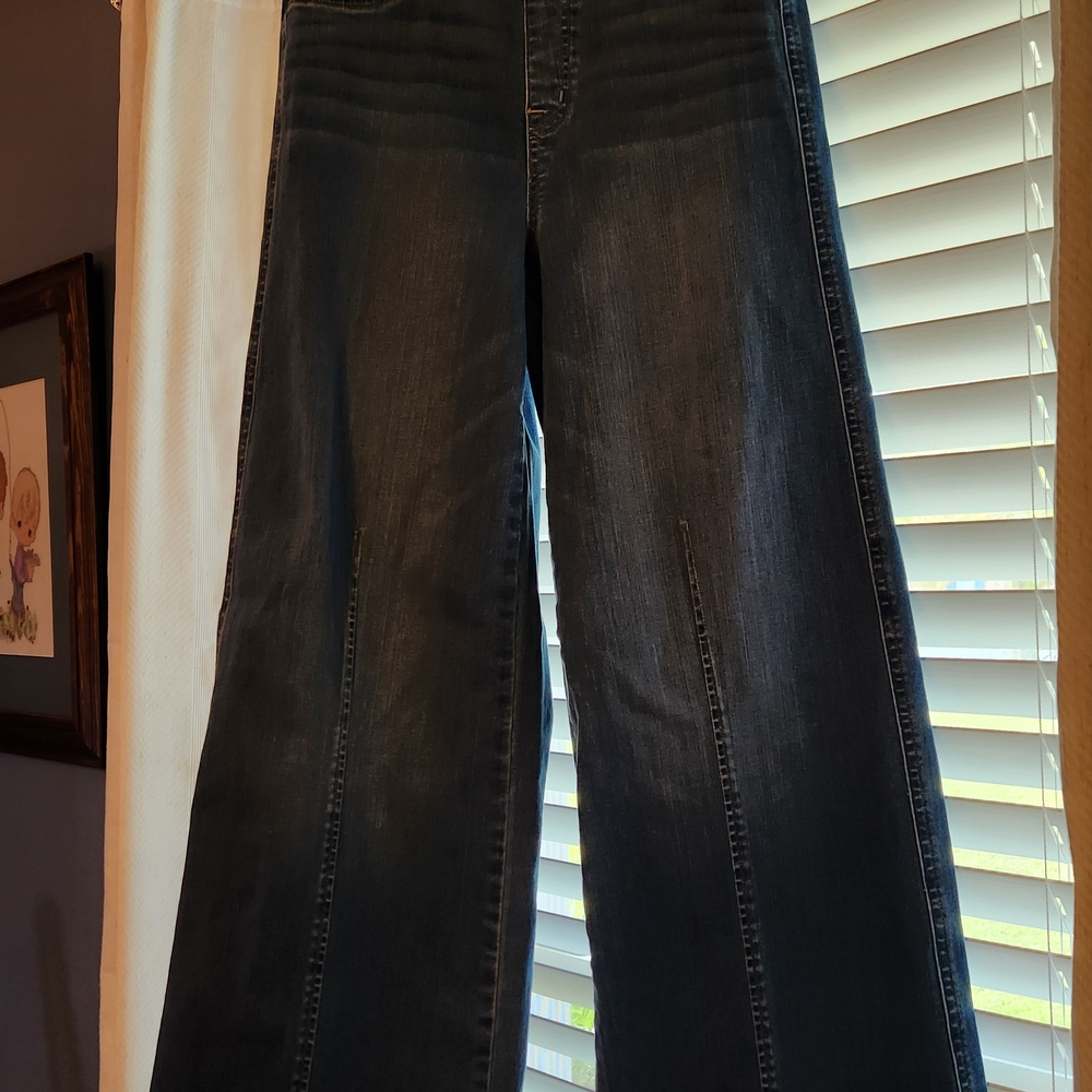 SPANX Blue Flare Jeans